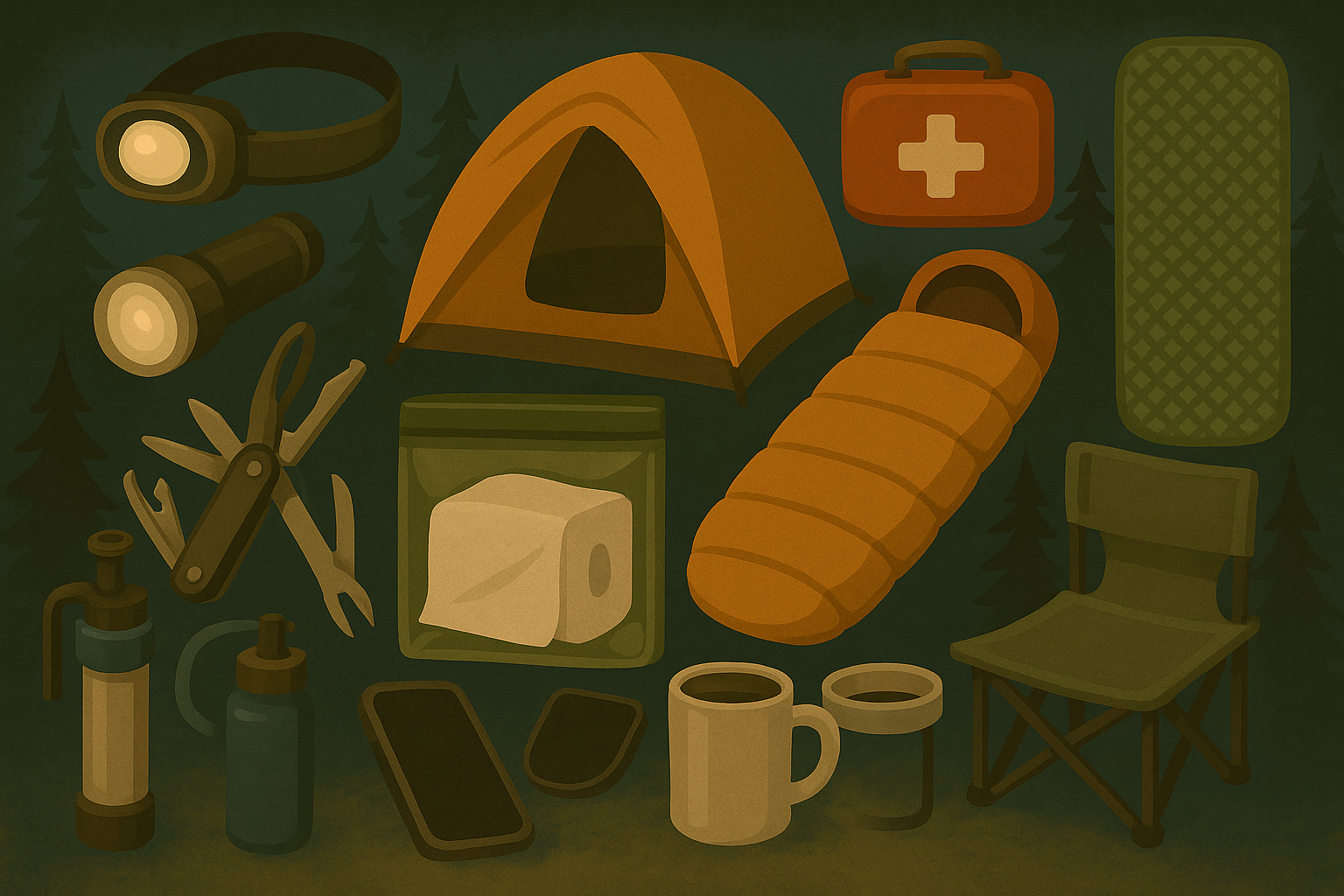 Camping Packing List by Season (Spring, Summer, Fall, Winter)